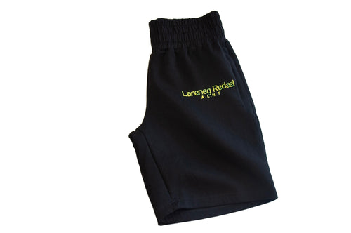 Black A.L.N.T. Shorts