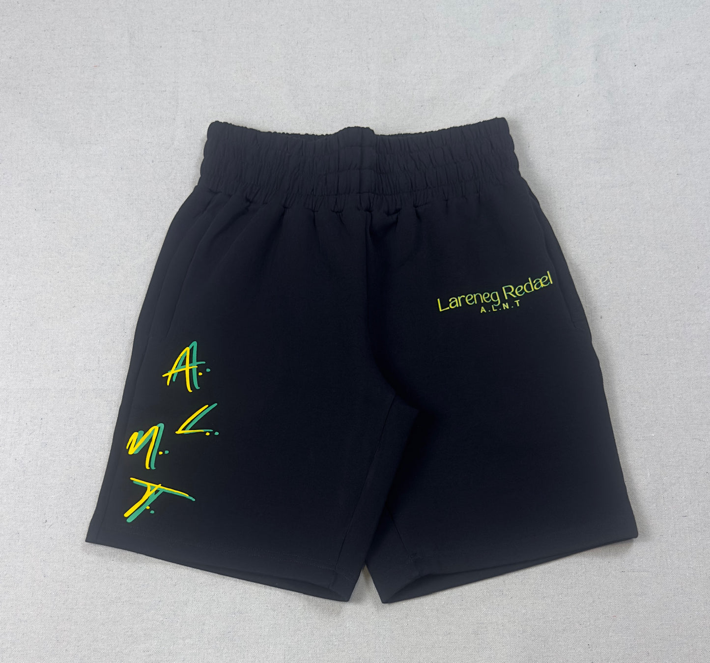 Black A.L.N.T. Shorts